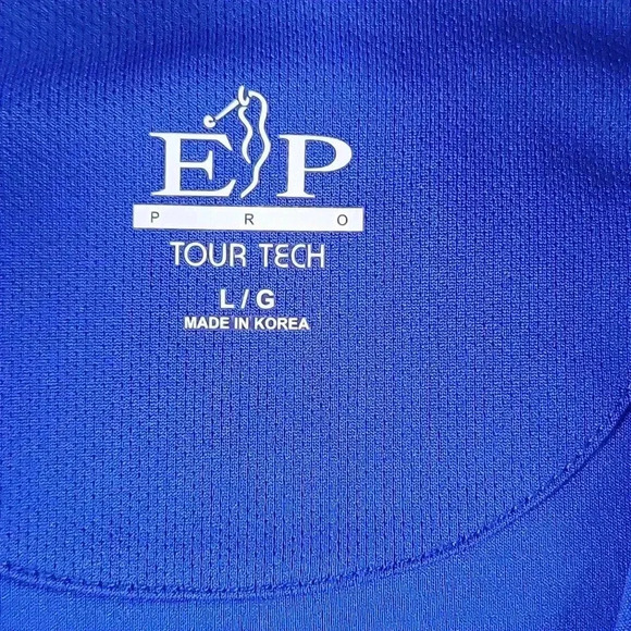 E P Pro Tour Tech 1/4 Quarter Zip Pull Over Womens Large Golf Top‎ ⛳️ - Picture 9 of 11